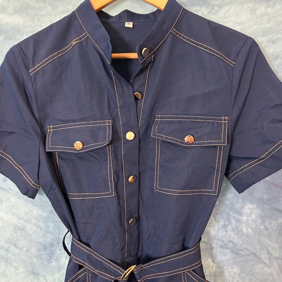 Denim jumpsuit - Picture 3 of 4